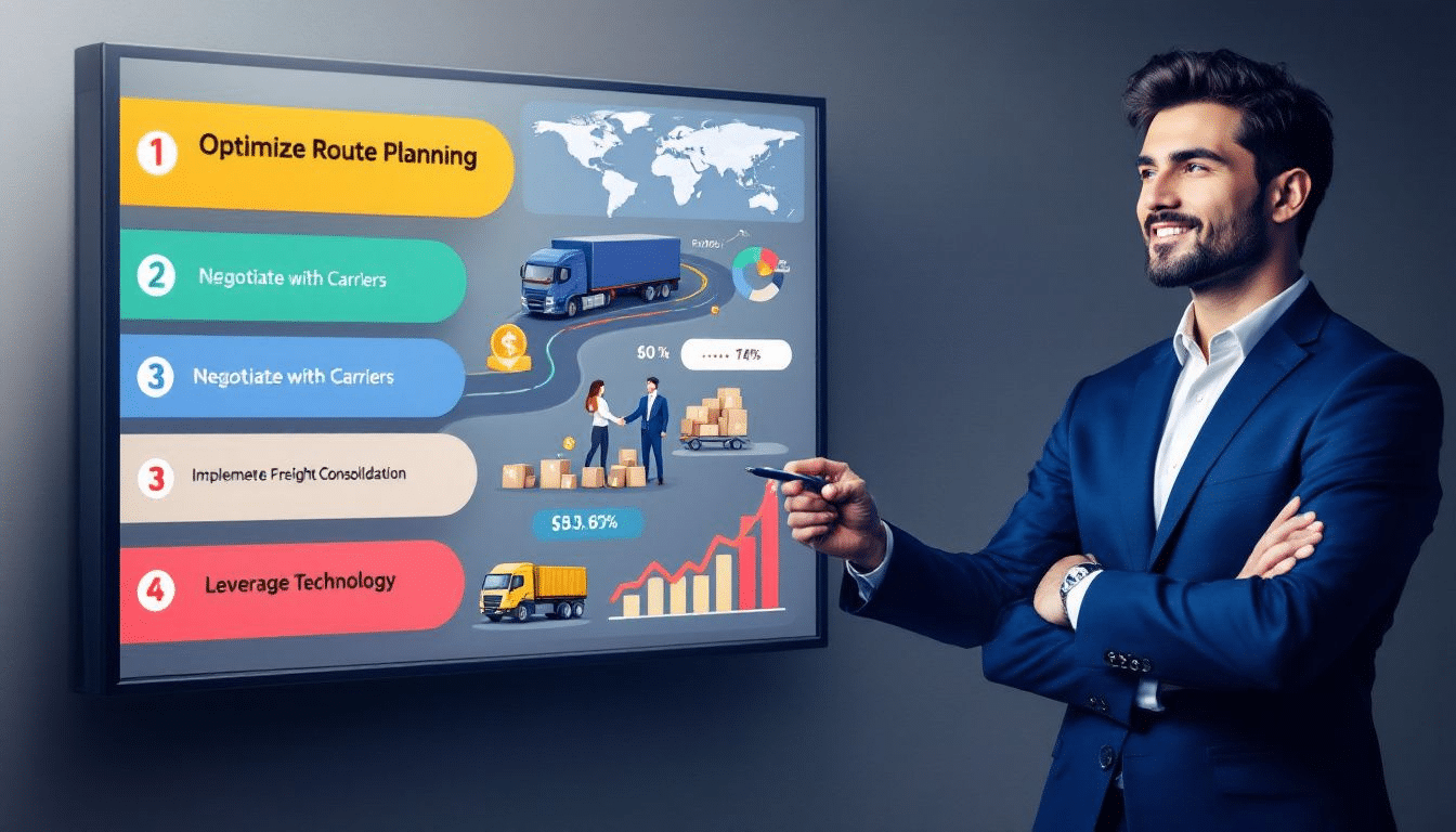 A person conducting a freight audit to reduce freight costs.