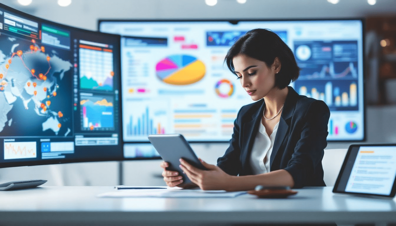 A data analyst using data to negotiate favorable freight rates.