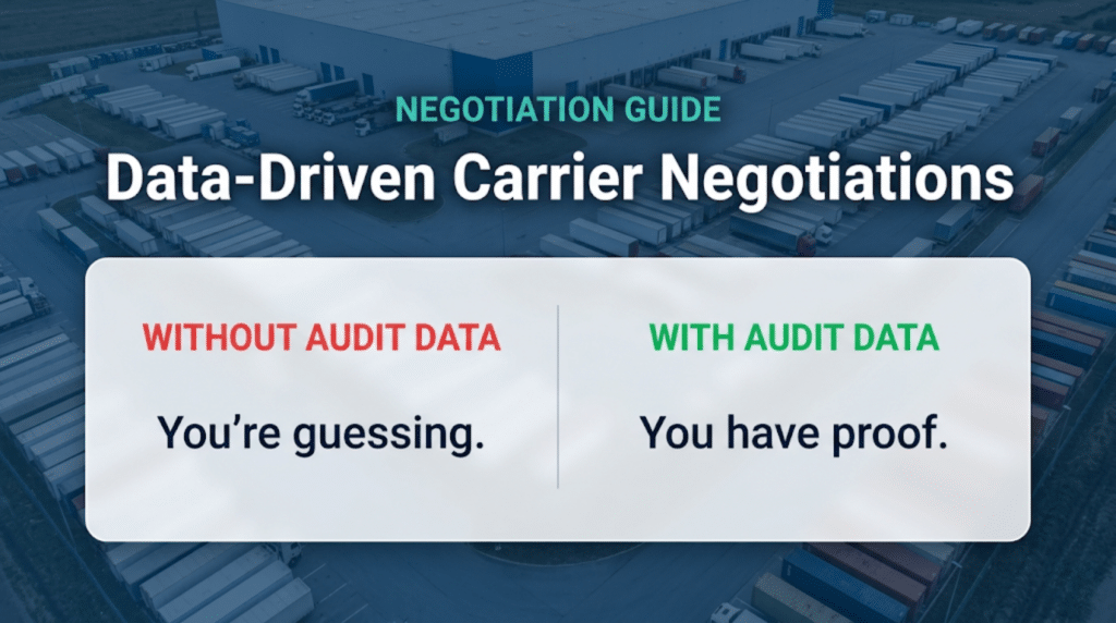 ata-driven carrier negotiations