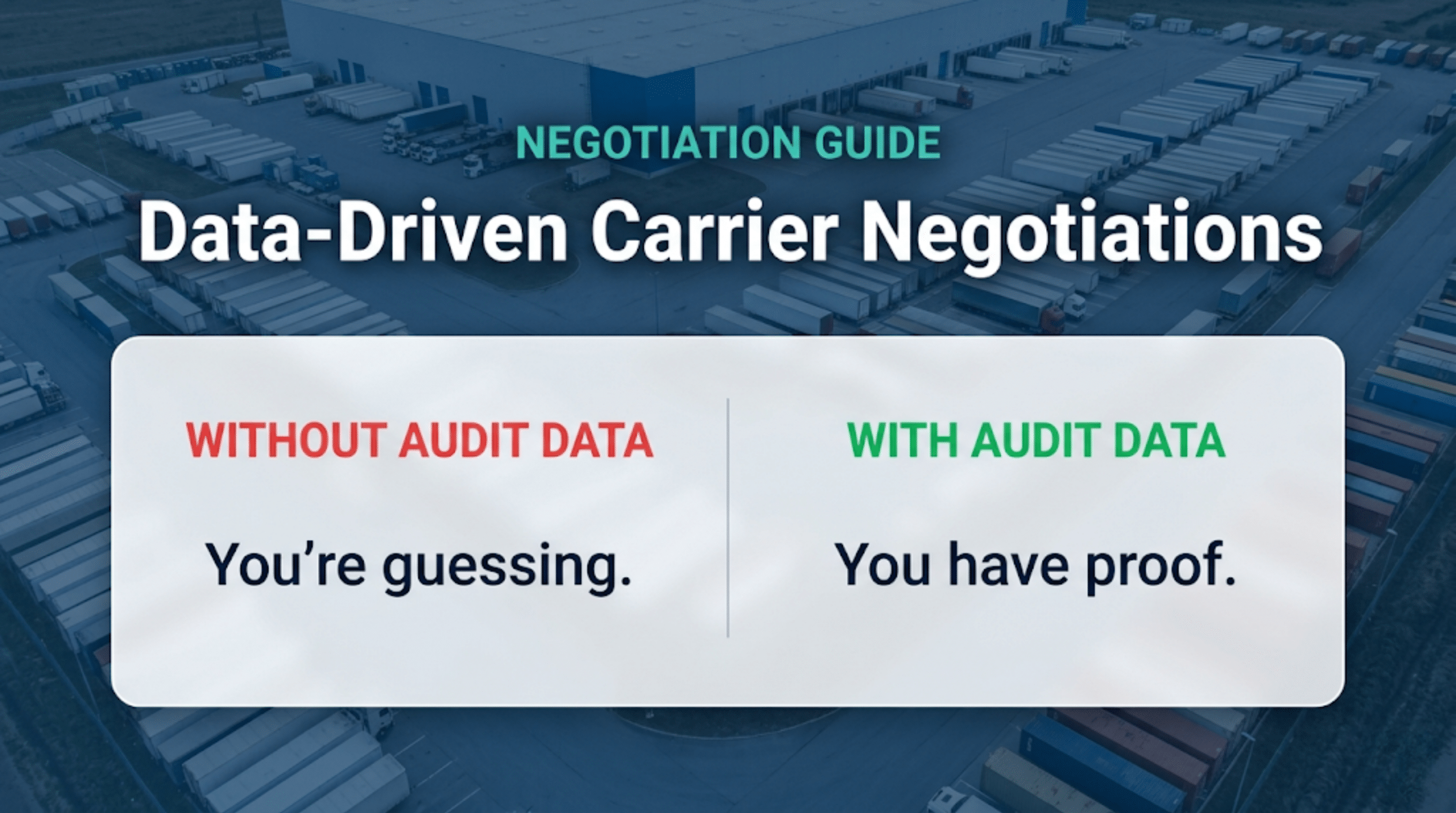 ata-driven carrier negotiations