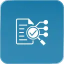 Analytics icon transforming parcel shipping data into strategic insights for carrier negotiations